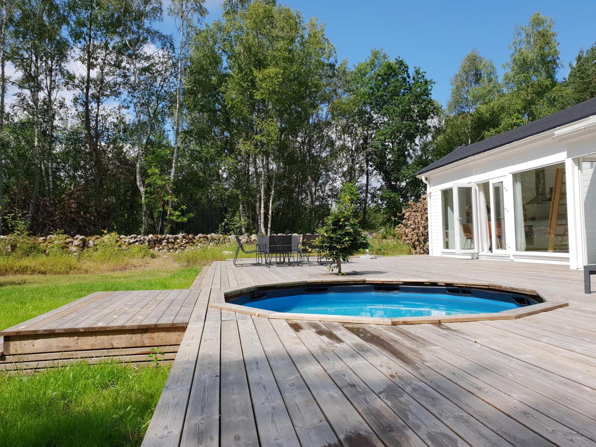 Cabin In The Forest With Spa Bath Vastra Torup Exterior photo